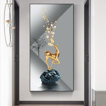 현관 사무실 행운 재물운 인테리어 보석십자수 재료, 80x150cm