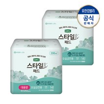 디펜드 여성 스타일패드 초슬림 대14Px2팩, 대형, 14개입, 2개