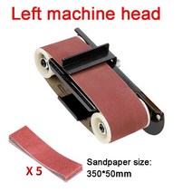 스핀들샌더 벨트샌딩기 드럼 샌더 샌딩기 전문 연마 기계 테이블 그라인딩 금속 목공 머신 DIY 다기능 벨트, 01 green