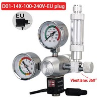 감압변 수도 온수기 ZRDR DIY 수족관 CO2 레귤레이터 마그네틱 솔레노이드 키트 체크 밸브 물고기 어항 악세서리 CO2 조절 시스템 반응기 발전기 세트, [12] Spin-X-AC100-240V-US, [01] W21.8