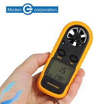 [또르르] 풍향풍속계 1EA 체감온도 휴대용 YGM816 풍속계 9999EA