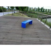 철제의자 마당벤치 정원벤치 공원벤치 의자 야외 벤치, 120 cm 40 cm 45 cm 블루