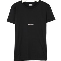 까르피명품 Saint Larent 18SS 로고반팔티 블랙