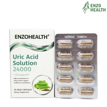 엔조헬스 뉴질랜드 URIC ACID BALANCE 요산 밸런스 24000 요산배출 통풍영양제 70캡슐, 4개, 4개, 70개