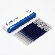 카코 퓨어 젤펜 리필심 10P 0.5mm, 푸른 색 × 10개