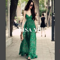 리조트룩 베트남 해변 채수빈옷 휴양지 해외여행 여름옷 동남아 휴양지룩 원피스 로브 맥시 골지니트 긴치마 샤