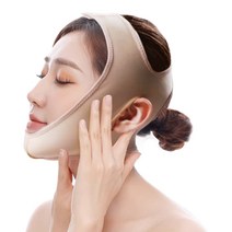 슬리미 3중 얼굴밴드 땡기미 리프팅 밴드, 스킨베이지, L, 1개