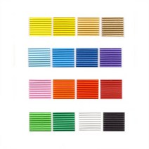 퍼니스쿨 칼라골판지 골판지 4절10매 골판지 공예 (10매), 9.보라색