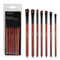 make up brush 붓 메이크업 RANCAI-아이 섀도우 브러쉬 세트 내추럴 호스 포니 헤어 화장품 블렌딩 스머지, 한개옵션1, 04 Brown