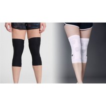 에너스킨 E75 컴프레션 니 슬리브세트 무릎보호대 / 울산배드민턴전문점, 블랙
