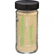 Spicely 유기농 카르다몸 파우더 56.7g2온스 병 글루텐 프리 인증 USA 미국, 2 Ounce (Pack of 1)