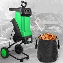 나무 가지 파쇄기 잔가지 고추대 절단기 정원 2400W, 2400W 분쇄기+20m 라인