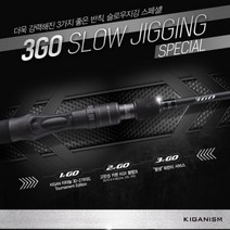 기간이즘 3GO 슬로우지깅 스페셜 대구 방어 부시리 우럭로드, C662XXH