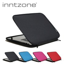 인트존 INTC-215X 투톤 고정밴드 플립커버 노트북파우치, INTC-215X 스카이블루, 15.6in