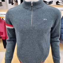 루이까스텔 남성 전판 솔리드 반집업 방풍니트3MCSW091AX W