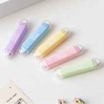 프린텍 수정테이프&풀 테이프 컬러 혼합 5개, 5색 수정&풀테이프(CG 0504)