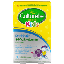Culturelle 컬처렐 프로바이오틱 종합비타민 츄어블 3세이상 천연 프루트펀치 30정, 상품