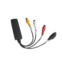 비디오테이프 변환 추억복원 USB 2.0 비디오 캡처 카드 쉬운 컨버터 TV DVD VHS 어댑터, 한개옵션0