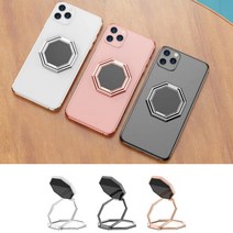 메탈 마그네틱 자석 그립톡 스마트폰 홀더 거치대, 마그네틱 스마트폰 홀더(단품), 실버, 실버