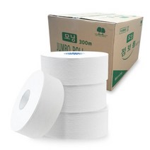 [AHA]300m 2겹 점보롤 업소용 [유진기업사] 엠보싱 휴지 장폭 모닝 화장지 16롤100417ea, 상세페이지 참조