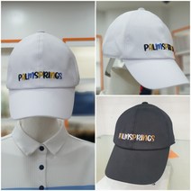 팜스프링스 로고 캡 골프 여자 모자 사계절 shtl2d0484, 프리