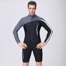 다이빙 웻슈트 드라이슈트 바다수영 서핑 Dive & Sail-네오프렌 소재 다이빙 수트 커플 스킨 슈트 바, 01 Men Black long 606B_06 XXL