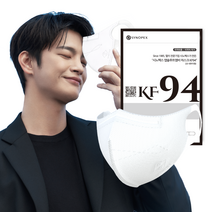 시노텍스 KF94마스크 앱솔루트MB 마스크 안전하고 숨쉬기 편한 사이즈 50매, 1개, 50개, 화이트