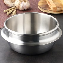 IH 인덕션 통3중 스텐 뚝배기 3호 된장 찌개 냄비 계란찜 가마솥 스텐솥, 1개