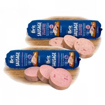 브릿 프리미엄 독 강아지 화식사료 소세지 800g 3종, 화식 닭고기&토끼