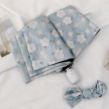 자외선차단양산 고급 초경량 미니 예쁜 레이스 완전자동 유화꽃 양산 우산