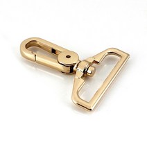 스냅링 C링 E링금속 D 링 회전 눈 스냅 훅크 트리거 걸쇠 클립 가죽 공예 가방 스트랩 벨트 웨빙 키 체인, 01 light gold