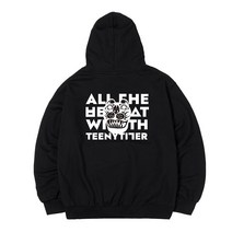[티니타이거] 전통호랑이 후드 블랙 Traditional tiger Hoodie Black