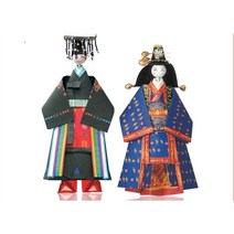 (경남관광기념품점 바이어) 전통 궁중의상 인형만들기 종이접기 1(구장복 적의)