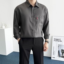 데일트 남자 빅사이즈 링클프리 스판 오버핏 셔츠 남방