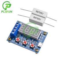 배터리 잔량ZB2L3 DC4.5-6V 18650 리튬 이온 배터리 용량 전류전압측정 2 저항 액세서리 측정기 방전, 02 Upgraded version