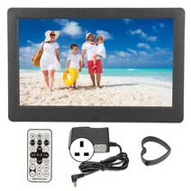 전자 액자 디지털 동영상 디지털 사진 프레임 인치 스크린 슬라이드쇼 시계 음악 기능 전자 앨범 원격 제어, 02 UK