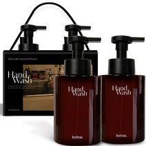 헤트라스 대용량 산양유 퍼퓸 버블 핸드워시 515ml x 2개 선물세트, 플라워샵