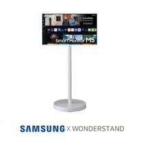 삼성 스마트 모니터 M5 (화이트)+원더스탠드 거치대 (화이트) 특별 패키지 삼텐 디지털사이니지 DID, LS27CM503EKXKR