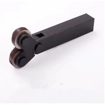 싱글 및 더블 휠 널링 도구 0.4mm-2mm 휠 선형 피치 세트 강철 선반 커터 헤드 HSS, [06] 1.2mm, [01] Double wheel