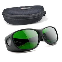 CARLANY IPL 안전 안경 200-2000nm 신뢰할 수 있는 흡수 필터링 레이저 시력 보호 고글 김서림 방지 UV400 펄스 라이트 제모 미용 치료용 OD5+