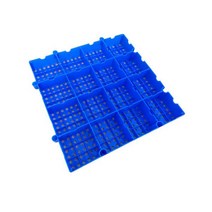플라스틱 깔판 창고바닥깔판 플라스틱발판 블럭깔판, 둥근 구멍 1000x800x100MM 파란