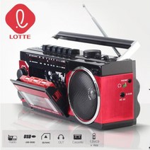 byrouge 롯데P 107 MP3 전전지 작동 카세트 플레이어 카셋트 USB FM, 단품