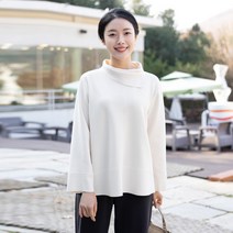 엄마옷 모슬린 터틀카라 기모 블라우스 BL211159마담 미시옷 50대 중년여성의류 60대 엄마옷 빅사이즈 할머니옷 여성옷
