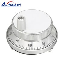 레이저레벨기 aubalasti cnc 펄서 핸드휠 5v 60mm 80 휠 레이저측정기, 은, 80mm, 4핀 PLC24V-100PPR, 1개