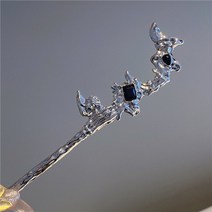 여성용 패션 나비 헤어 스틱 금속 클립 핀 미니멀리스트 불규칙 소녀 번 메이커 모자를 쓰고 있죠, 03 C