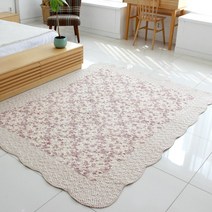 리앤데코 플라워투톤 워싱스프레드 카페트160x210cm, 상세설명 참조