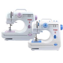 SEUM 전기식 미니 재봉기 업소용 오바로크 미싱 자수 가정용 재봉틀 다기능 오버록 미싱기, BP-7016퍼플+받침대
