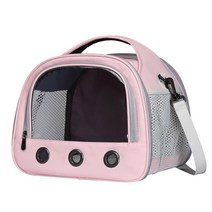 햄스터 토끼 캐리어 Breathable Pet Carrier Small Animal Bag for guinea pig Bunny Chinchilla Drop ship, 01 pink