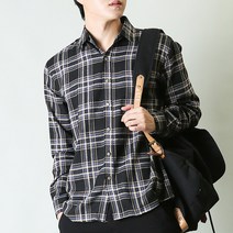하트비트 남성용 크베멀 긴팔 남방 베이직핏 캐주얼 체크 정장 셔츠 단체복 댄디 남자 빅사이즈 와이셔츠 커플룩