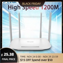 TP-Link 듀얼 밴드 2.4G 및 5G 기가비트 무선 라우터 고속 Wifi 송신기 AP 핫스팟 1200M 802.11AC TL-WDR5620, 03 ADD US PLUG